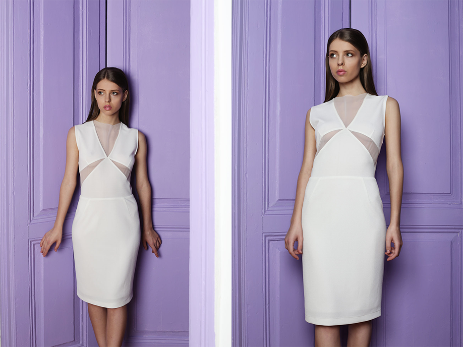 Raquette Summer 2014 collection Propeller White Dress